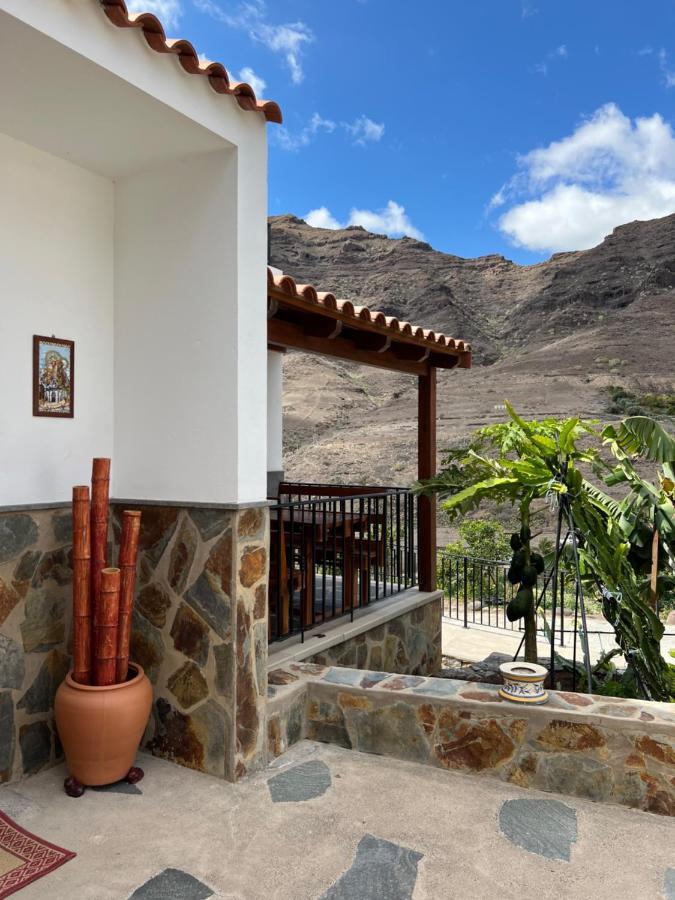 Casa Rural Con Bano Adaptado Y Piscina En Mogan Exterior photo
